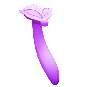 All-wrapped rubber fox massage stick KJ9134