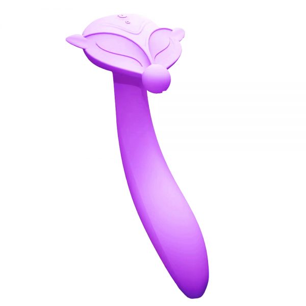 All-wrapped rubber fox massage stick KJ9134