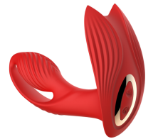 Wearable remote anal vibrator